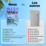 Comparatif entre Wake, super café adaptogène au collagène marin, et les autres cafés sans collagène ni vitamines